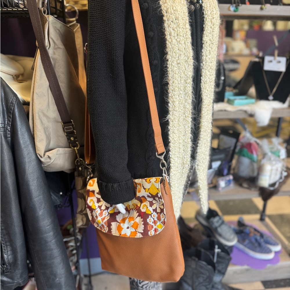 Thirty-One Brown Crossbody Bag
